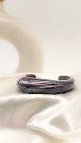 Mulberry Dome Resin Bangle